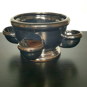 Strawberry or Herb Ceramic Planter Pot